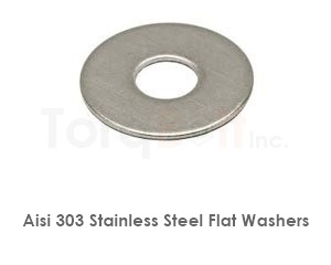 Aisi 303 Stainless Steel Flat Washers