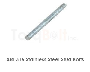 Aisi 316 Stainless Steel Stud Bolts