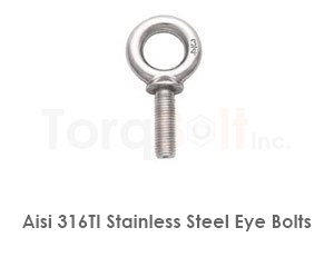 Aisi 316ti Stainless Steel Eye Bolts