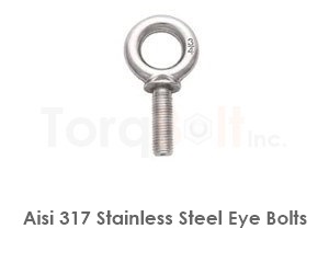 Aisi 317 Stainless Steel Eye Bolts