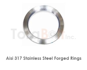 Aisi 317 Stainless Steel Forged Rings