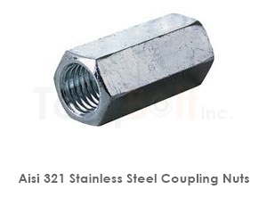 Aisi 321 Stainless Steel Coupling Nuts