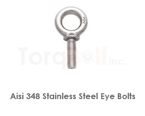 Aisi 348 Stainless Steel Eye Bolts