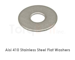 Aisi 410 Stainless Steel Flat Washers