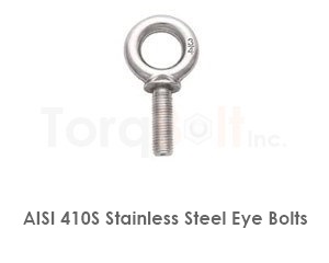 Aisi 410s Stainless Steel Eye Bolts