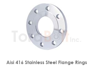 Aisi 416 Stainless Steel Flange Rings