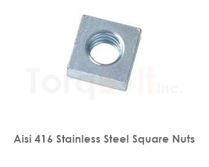 Aisi 416 Stainless Steel Square Nuts