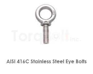 Aisi 416c Stainless Steel Eye Bolts