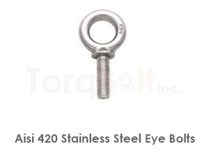 Aisi 420 Stainless Steel Eye Bolts