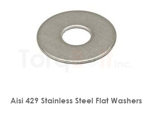 Aisi 429 Stainless Steel Flat Washers