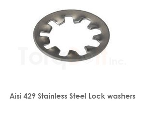Aisi 429 Stainless Steel Lock Washers