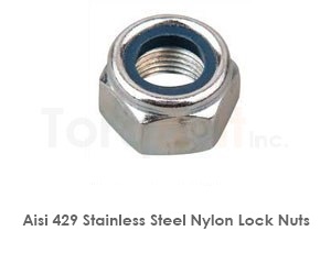 Aisi 429 Stainless Steel Nylon Lock Nuts