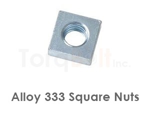 Alloy 333 Square Nuts