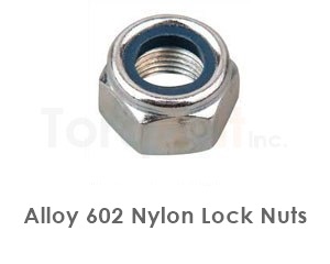 Alloy 602 Nylon Lock Nuts