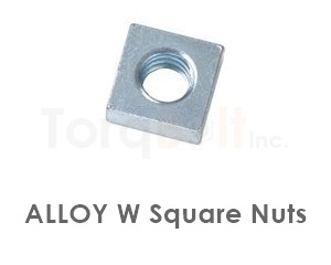 Alloy W Square Nuts