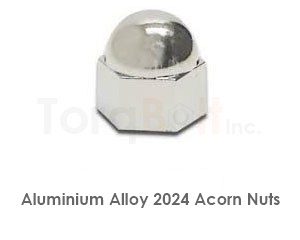 Aluminium 2024 Acorn Nuts