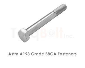 Astm A193 Grade B8CA Bolts / ASME SA193 Grade B8CA Bolts