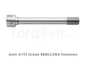 Astm A193 Grade B8MLCUNA Bolts / ASME SA193 Grade B8MLCUNA Bolts