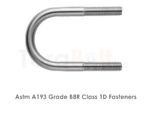 Astm A193 Grade B8R Class 1D Bolts / ASME SA193 Grade B8R Class 1D Bolts