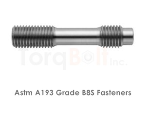 Astm A193 Grade B8S Bolts / ASME SA193 Grade B8S Bolts