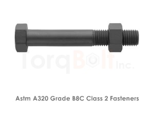 Astm A320 Grade B8C Class 2 Bolts / ASME SA563 Grade D[C] Heavy Hex Nuts