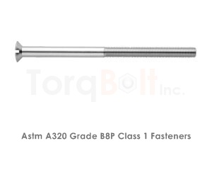 Astm A320 Grade B8P Class 1 Bolts / ASME SA320 Grade B8P Class 1 Bolts
