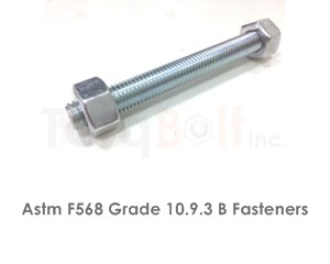 Astm F568 Grade 10.9.3 B Fasteners / ASME SF568 Grade 10.9.3 B Fasteners