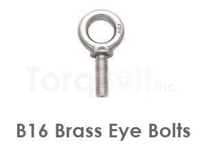 B16 Brass Eye Bolts