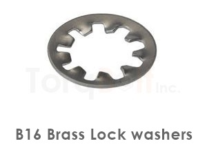B16 Brass Lock Washers