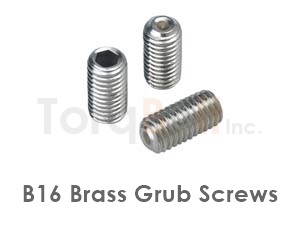 B16 Brass Set Screws
