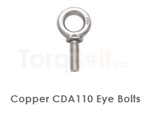 Copper Cda110 Eye Bolts