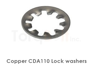 Copper Cda110 Lock Washers