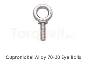 Cupronickel 70-30 Eye Bolts