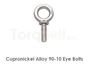 Cupronickel 90-10 Eye Bolts