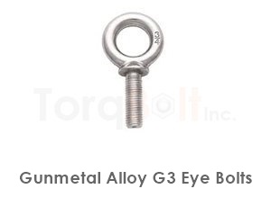 Gunmetal G3 Eye Bolts