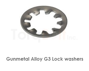 Gunmetal G3 Lock Washers