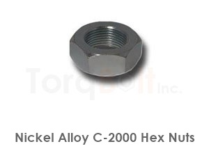Hastelloy C-2000 Hex Nuts
