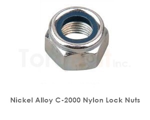 Hastelloy C-2000 Nylon Lock Nuts