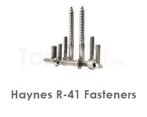 Haynes R-41 Fasteners like Heavy Hex Bolts Screws Nuts Washers