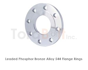 Leaded Phosphor Bronze 544 Flange Rings