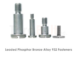 Leaded Phosphor bronze 932 Fasteners Heavy Hex Bolts Screws Studs Nuts Washers