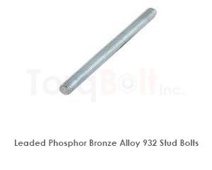 Leaded Phosphor Bronze 932 Stud Bolts