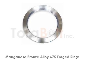 Manganese Bronze 675 Forged Rings