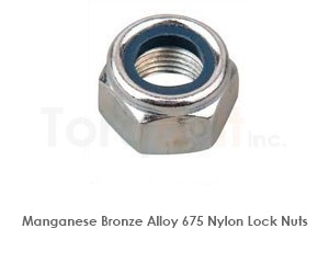 Manganese Bronze 675 Nylon Lock Nuts