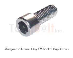 Manganese Bronze 675 Socket Cap Screws
