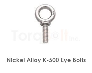 Monel K-500 Eye Bolts