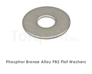 Phosphor Bronze Pb2 Flat Washers