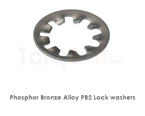 Phosphor Bronze Pb2 Lock Washers