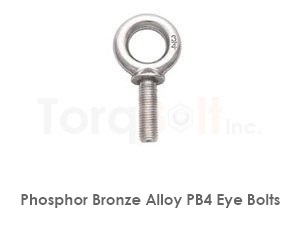Phosphor Bronze Pb4 Eye Bolts