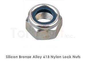 Silicon Bronze 613 Nylon Lock Nuts